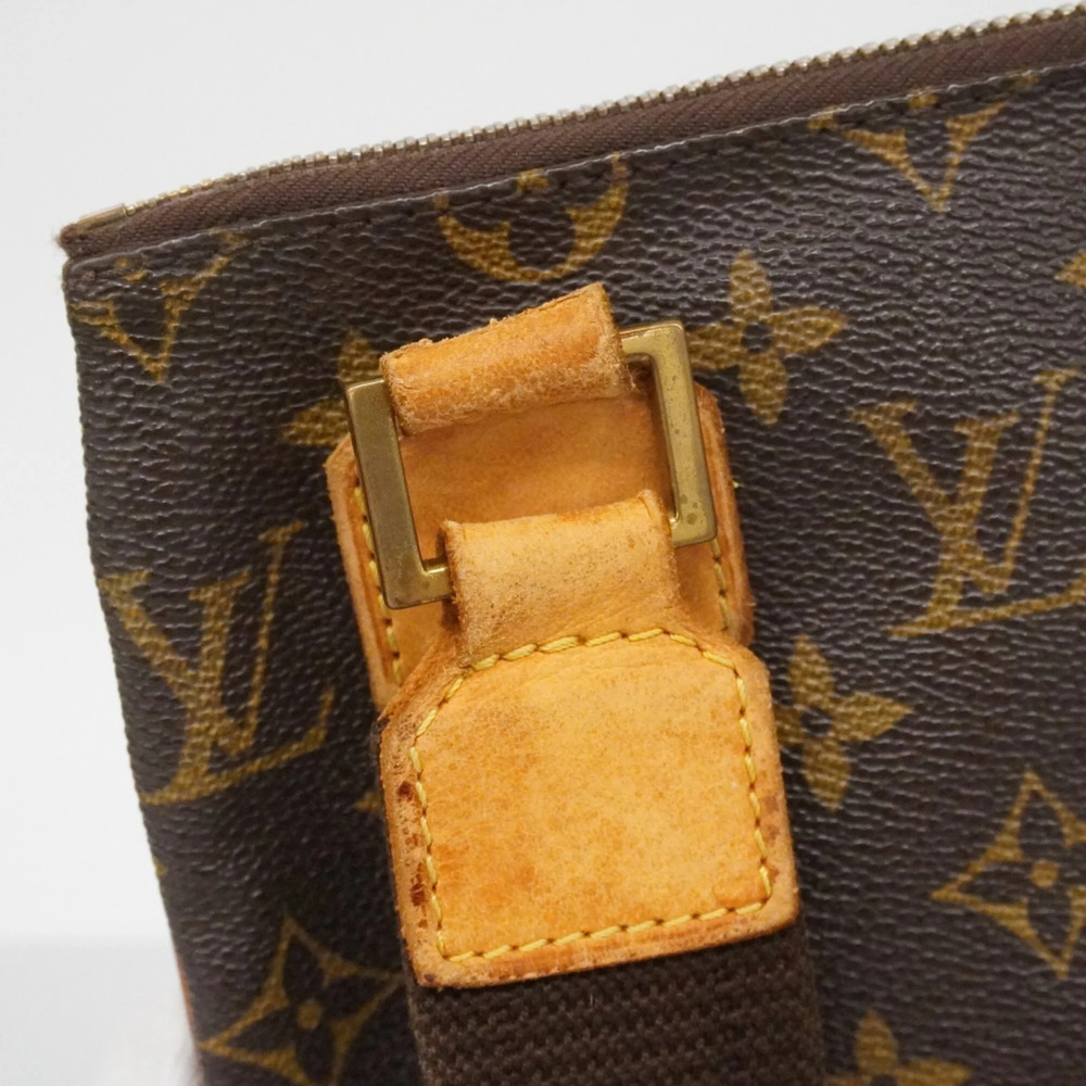 LOUIS VUITTON Authentic Brown Monogram Pochette Shoulder Bag - Picture 11 of 14